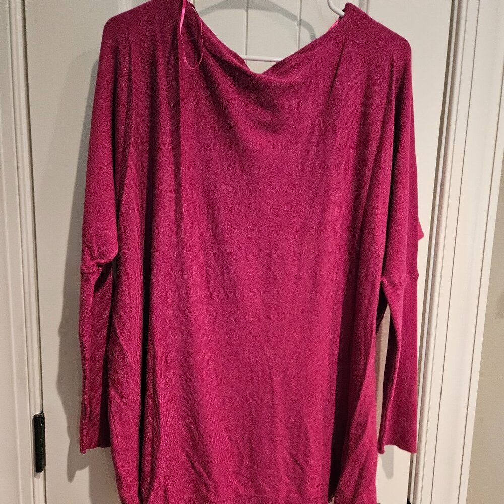 Size Large Blu Ivy Ribbed Sweater